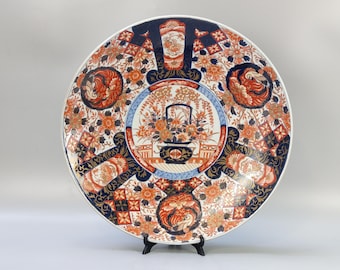 Antikes Großes Japanisches Imari Ladegerät Kinrade Arita Ware