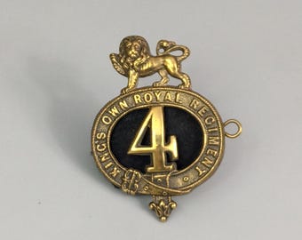 4th Kings Own Royal Regiment Glengarry Cap Badge