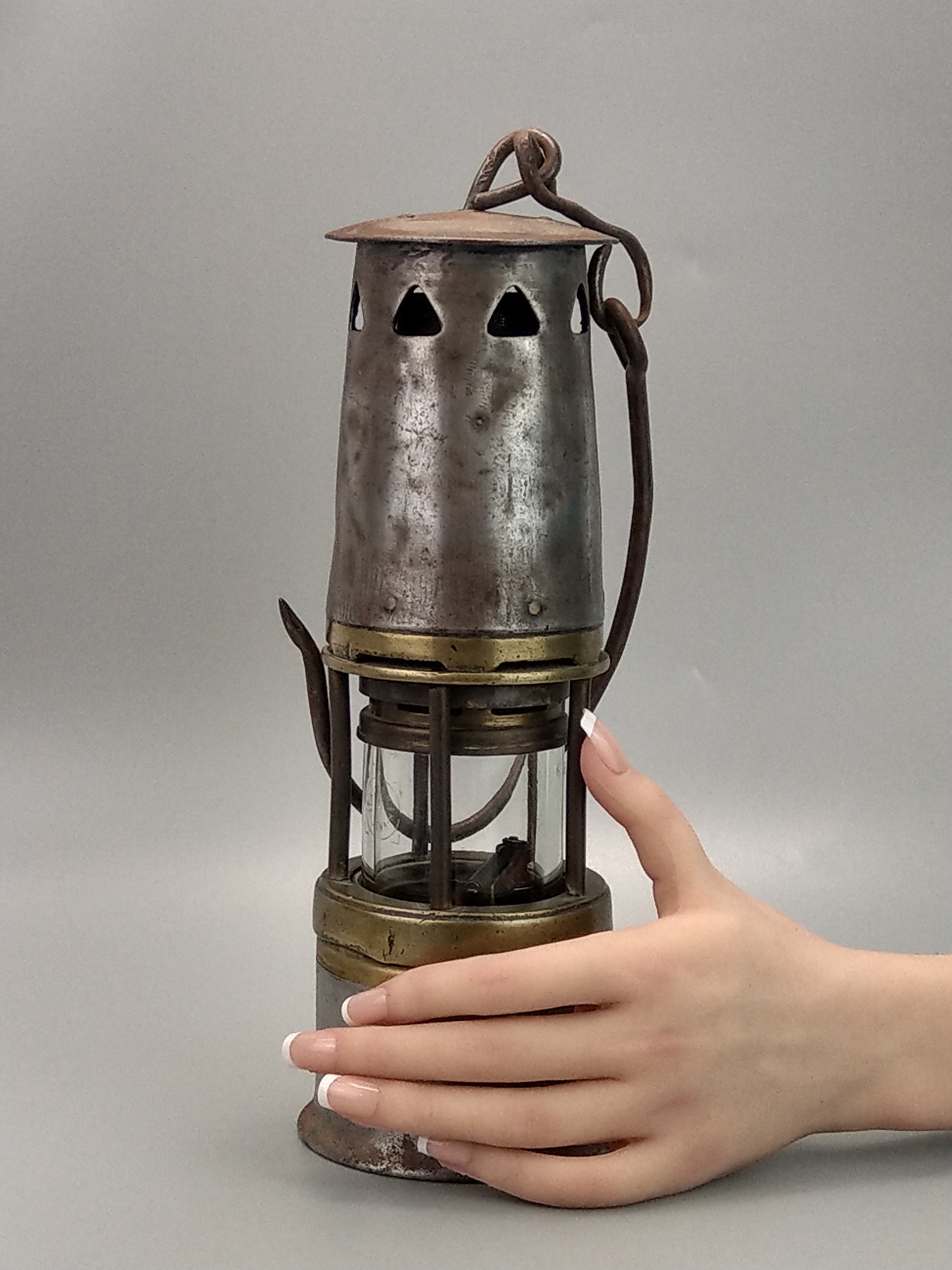 ★極上品！★ WOLF No131 miner's lamp ウルフ ランプ Wolf Miners Lamp Steel and Brass - Etsy
