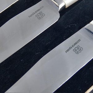 Dessert knives marks maker Barker Bross
