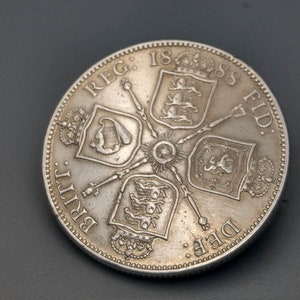 1889年 ヴィクトリア女王ダブルフローリン銀貨 - Etsy 日本