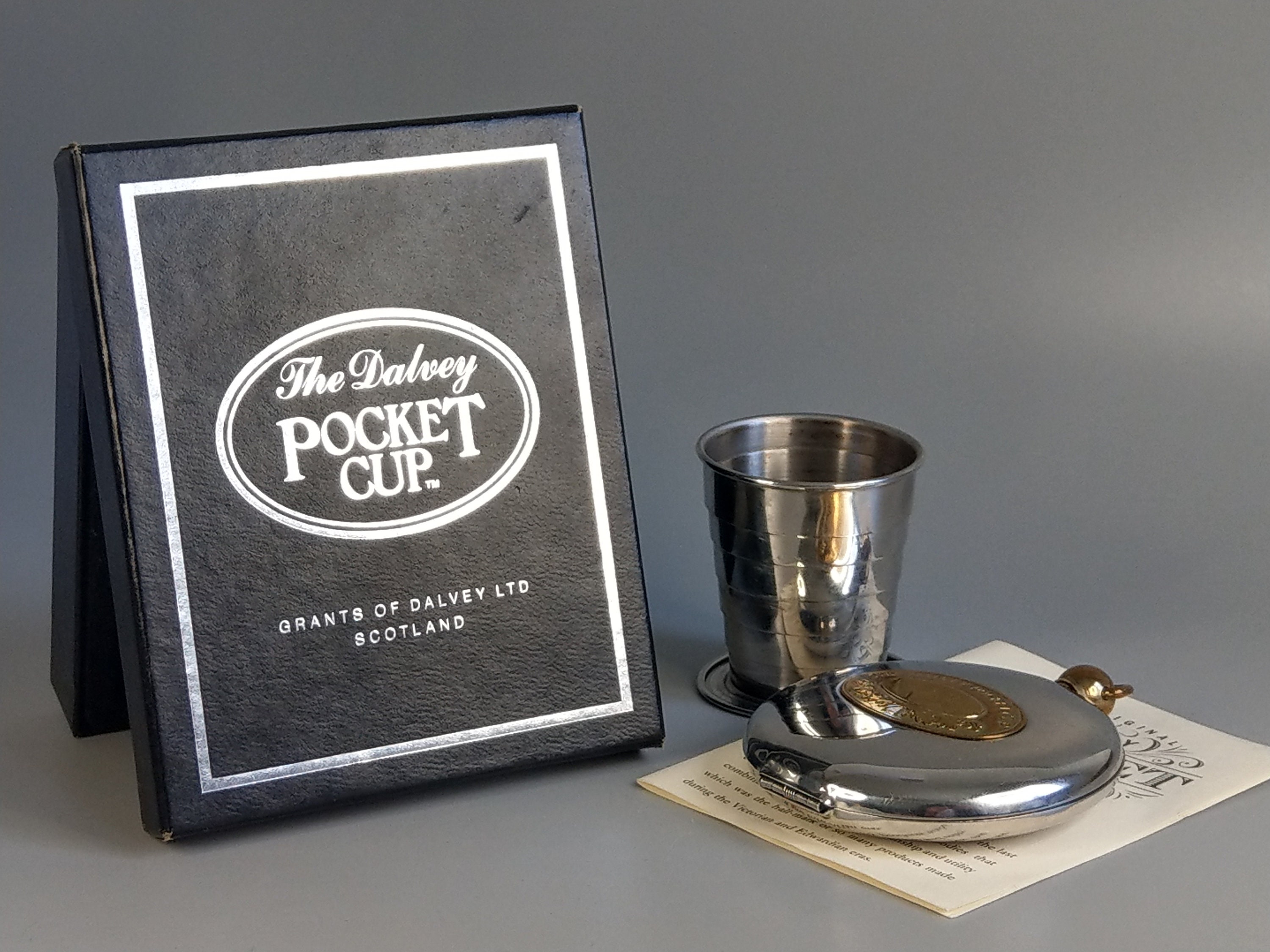 Grants of Dalvey Scotland Pocket Collapsing Cup in Original