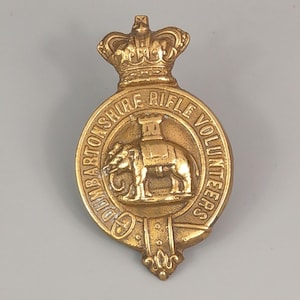 Dumbartonshire Rifle Volunteers Hut Abzeichen
