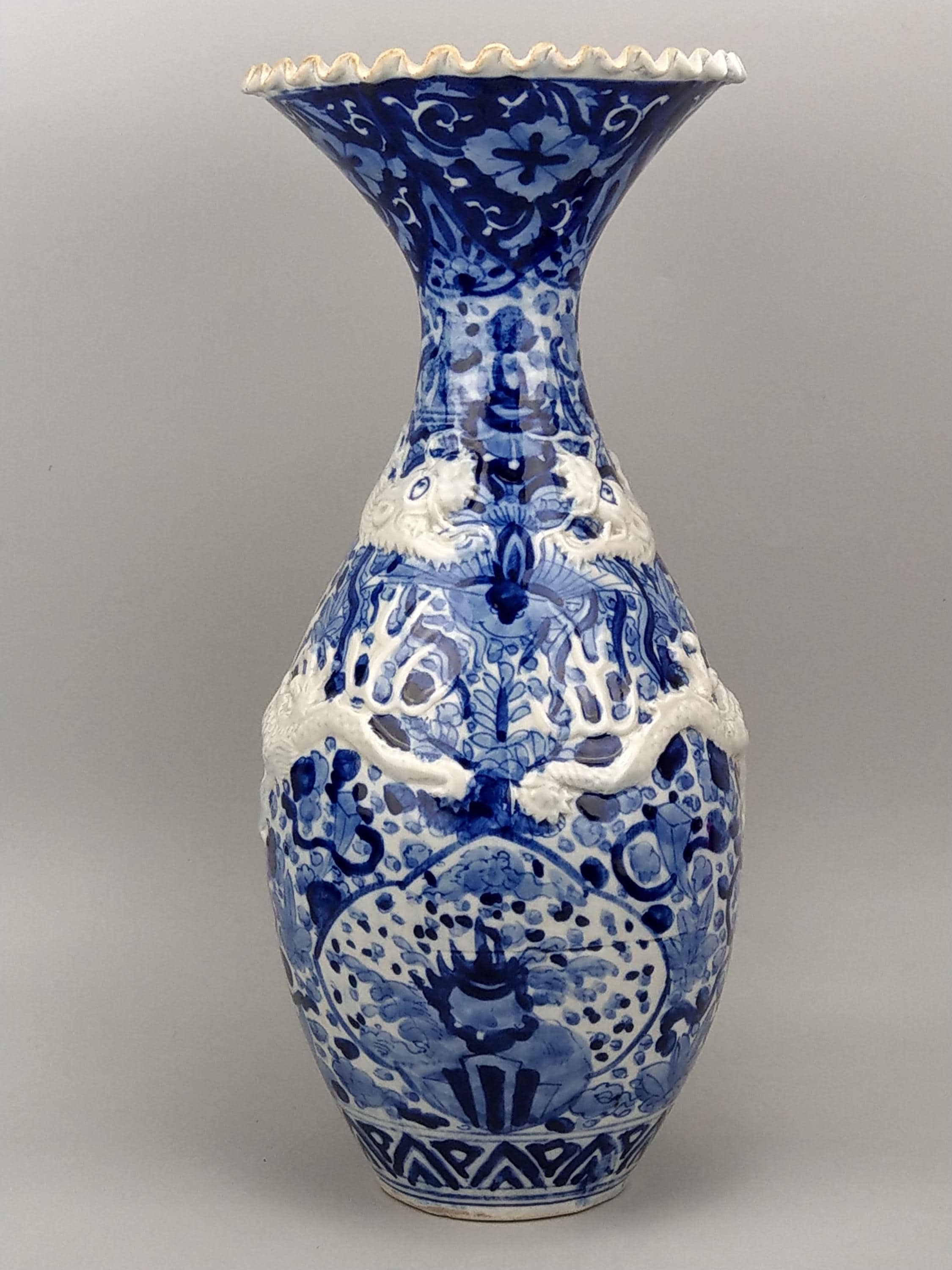 Blue and White Dragon Vase - Etsy - Page 4