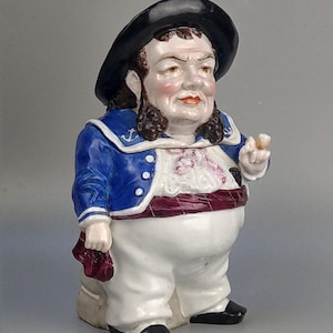 Antique Figural Tobacco Jar Jolly Sailor by Conta and Bohme Possneck