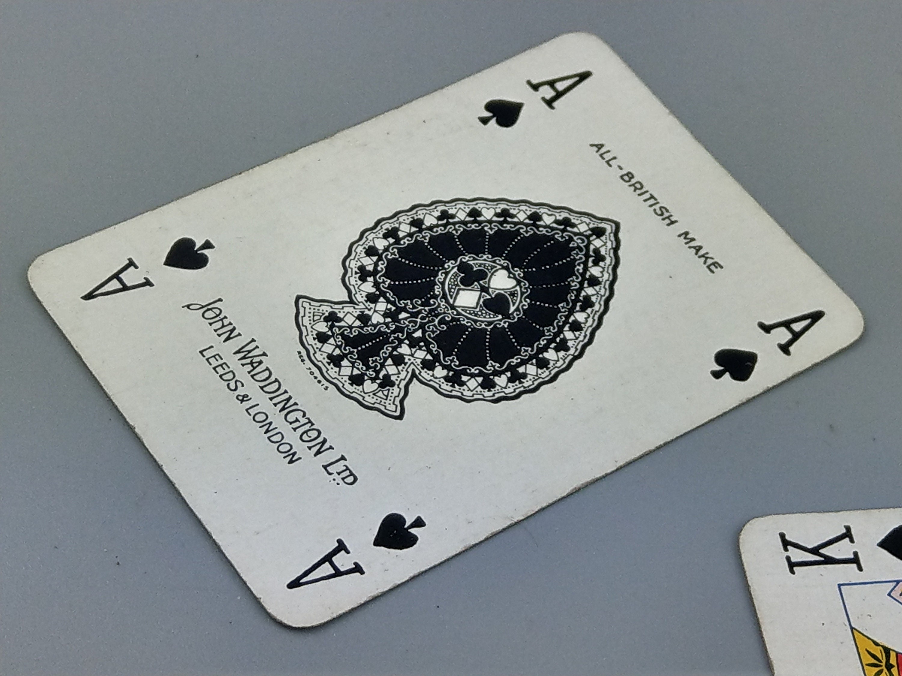 Waddingtons Leeds Playing Cards Waddington's Advertising for Longley's Leeds - Etsy