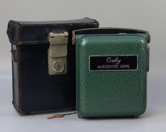 Nivel automático vintage Hilger & Watts Cowley con estuche original