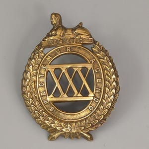 30th East Lancashire Glengarry Badge Regimental Cap Badge
