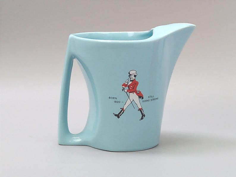 Sky Blue Whisky Water Jug Johnnie Walker Still Going Strong Wade Regicor London