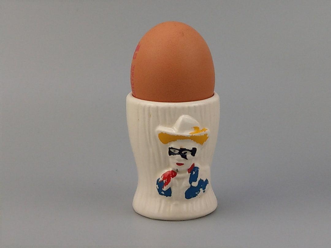 The Lone Ranger Egg Cup Neels Pottery - Etsy