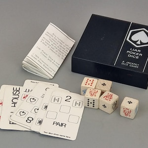 ビンテージゲーム トラベリングライアーポーカーダイス オンズワールド
