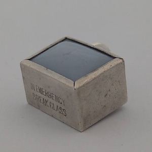 Sterling Silber In Notfall brechen die Glas-Charme