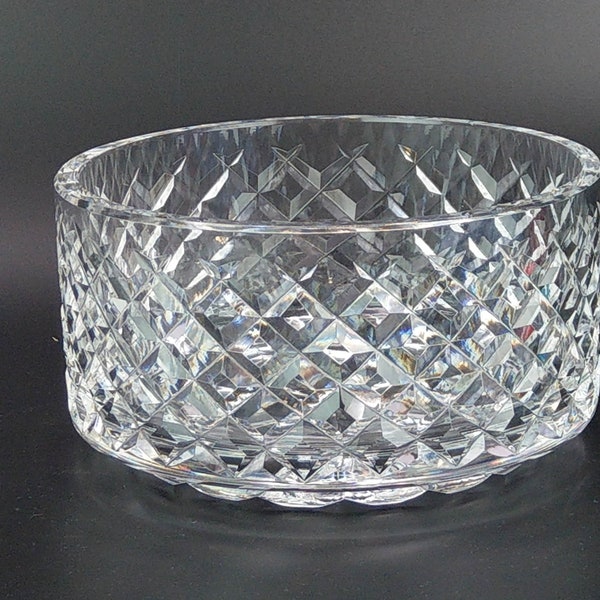 Waterford Crystal Bowl Alana open diamond pattern