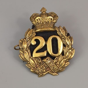 20th East Devon Regiment of Foot Glengarry badge Regimental Cap Badge