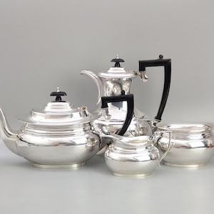 Antique Silver Plate Tea Coffee Set James Howard