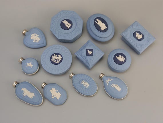 ヴィンテージ ウェッジウッド ジャスパーウェア 香水瓶 ダイアナ