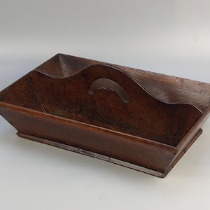 Antique Mahogany Cutlery caddy tray