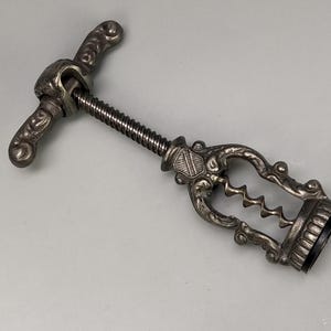 Vintage Ornate corkscrew in Victorian style