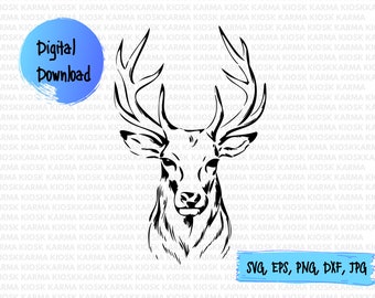 Download Stag Svg Etsy