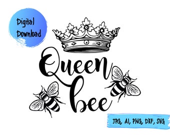 Download Queen Bee Svg Etsy