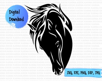 Download Free Horse Svg File 3 Horse Head Svg Horse Clip Art Animals Etsy SVG Cut Files