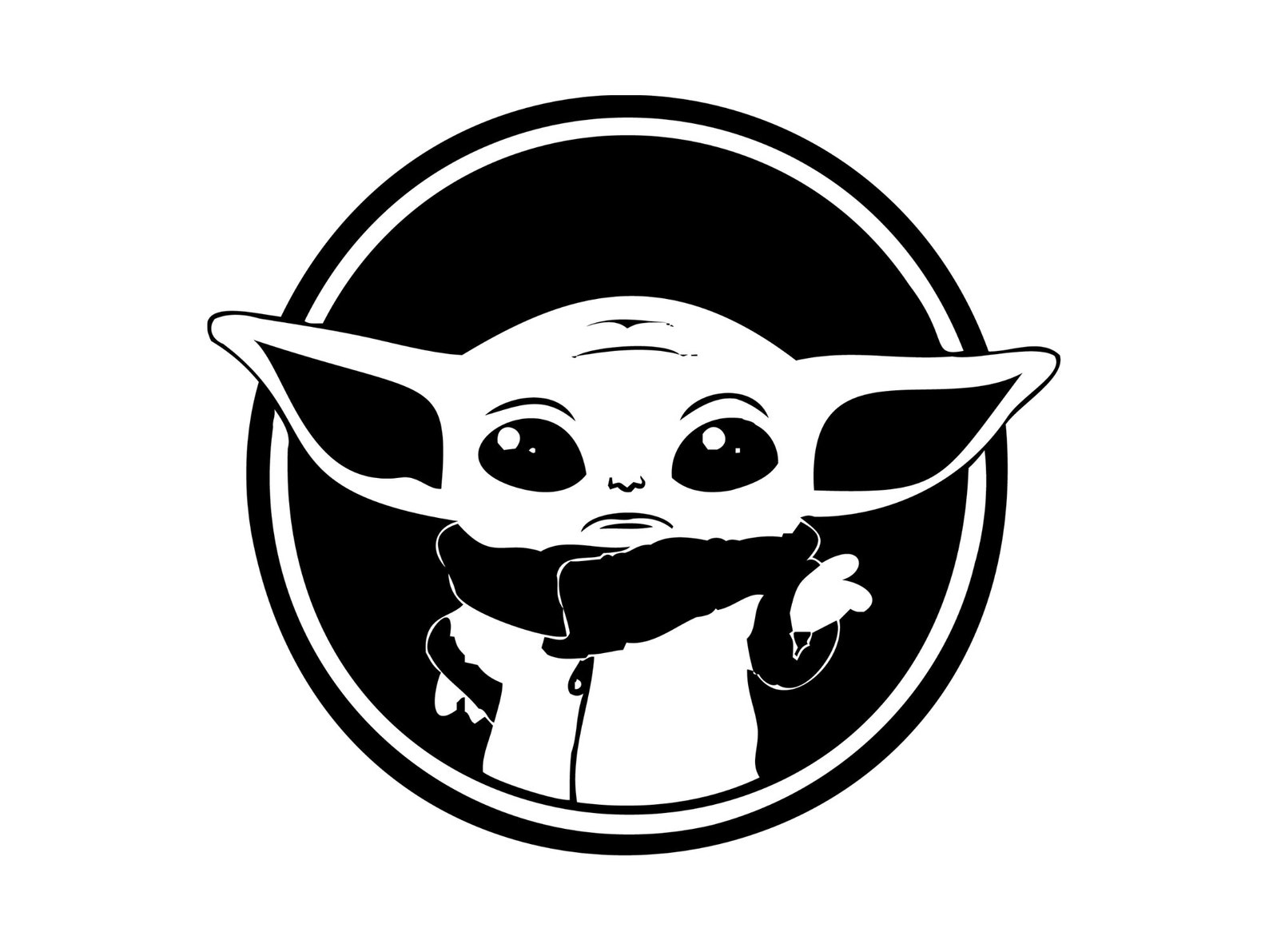 Download Svg files for cricut baby yoda baby yoda svg digital | Etsy