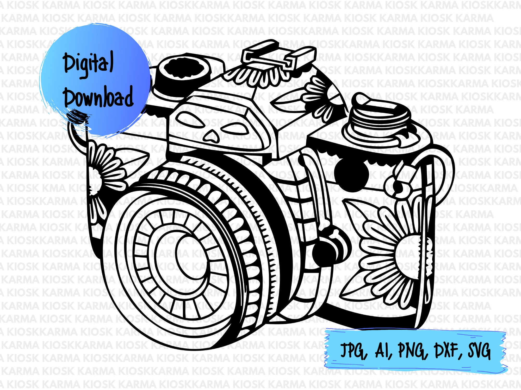 Download Camera svg svg files for cricut Zentangle Mandala camera ...