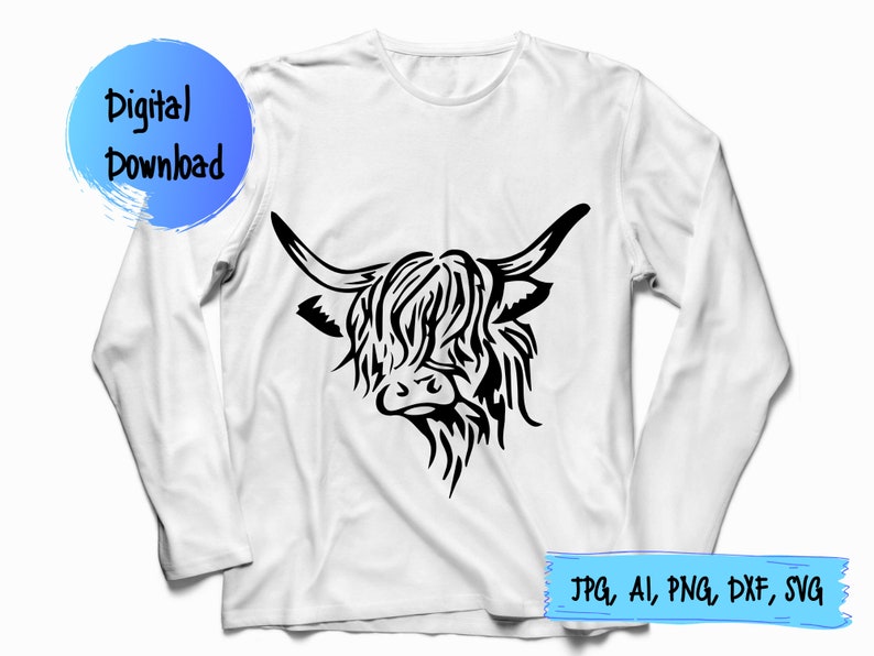 Free Free 66 Cricut Highland Cow Svg Free SVG PNG EPS DXF File