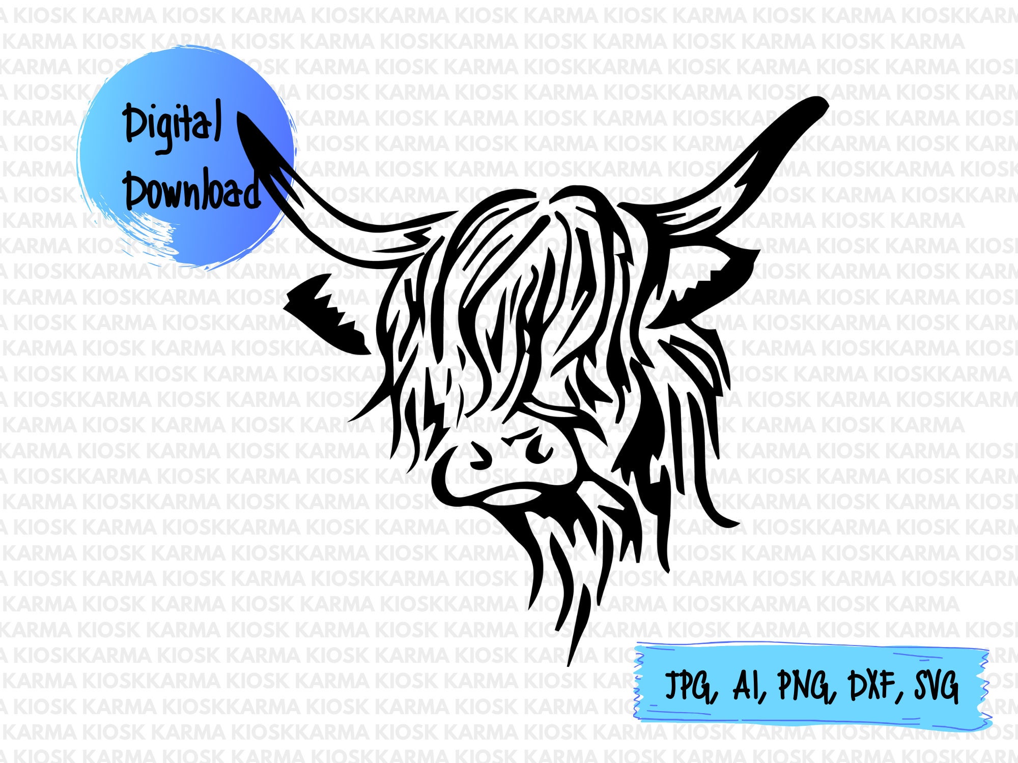 Free Free 241 Highland Cow Svg SVG PNG EPS DXF File