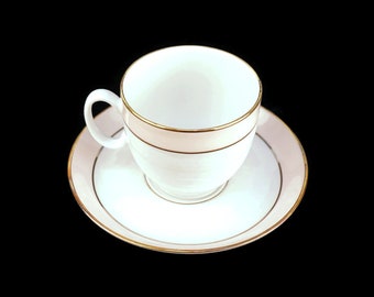 Tazza da caffè in porcellana vintage Bavaria, Winterling Germany Tazza con piatto