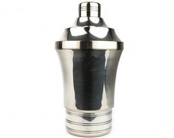 Silver Plated Cocktail Shaker, Art Deco Shaker