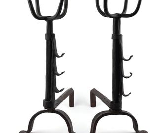 19e-eeuwse Franse kachels, vintage kachelhaarden Frankrijk, grote ijzeren kachels