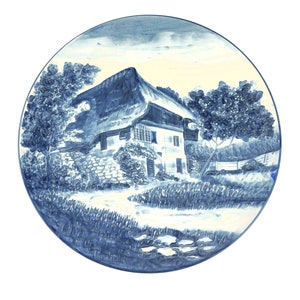 Vintage Ceramic Wall Plate Zell am Harmersbach Germany
