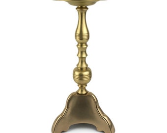 Antique Candle Holder, Brass Candlestick, High Brass Candle Holder, Victorian Candlestick