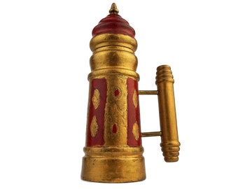 Vintage Pepper Mill, Handpainted Spice Mill, Antique Florentine Pepper Mill