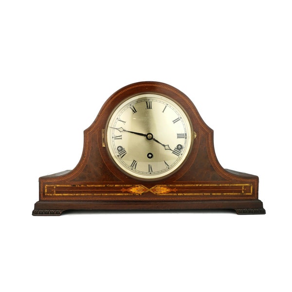 Horloge de cheminée Westminster Chime, horloge de cheminée ancienne, horloge de table vintage