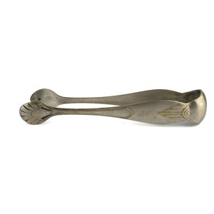 Antique Silver Plated Ice Clip