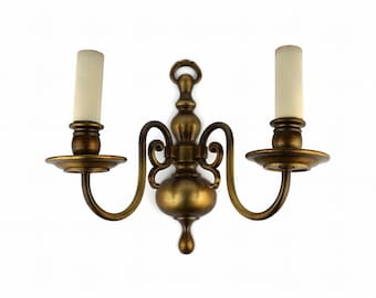 Appliques murales en laiton, appliques murales vintage, appliques lumineuses en laiton antique