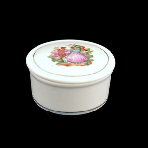 Vintage Pill Box, Ceramic Pill Box