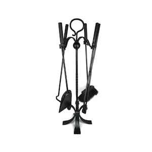Fireplace Tools Set, Large Iron Fireplace Tools, Fireplace Accessory, Fireplace Decor
