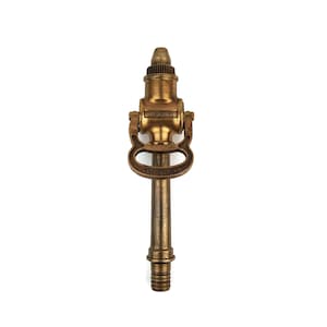 Buse en cuivre vintage pour tuyau d'incendie, buse en cuivre pour tuyau d'incendie, robinet d'eau de pompier