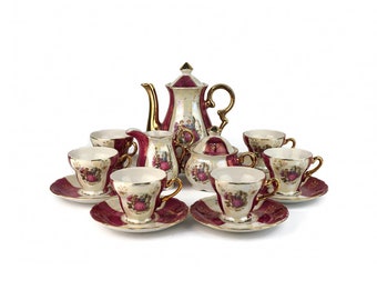Vintage Porcelain Coffee Set