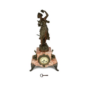 Antique Mantel Clock, 19th Century Mantel France, French Mantel Clock