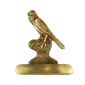 Vintage Brass Bird Figurine