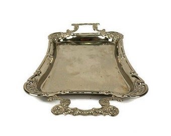 Vintage Japanese Steel Tray With Handles
