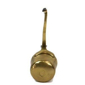 Antique Large Solid Brass Ladle