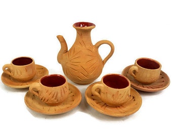 Vintage Ceramic Coffee Tea Set