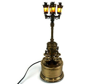 Antique Brass Table Lamp