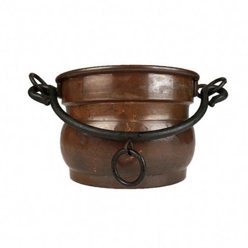 Vintage Copper Planter, Antique Copper Jardiniere With Iron Handle shops