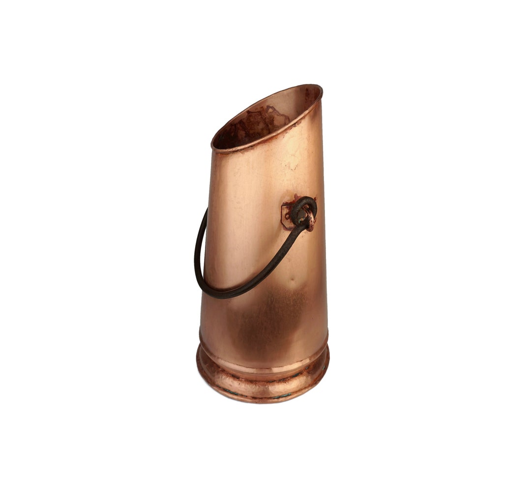 Antique Umbrella Stand, Copper Umbrella Holder, Large Umbrella Holder